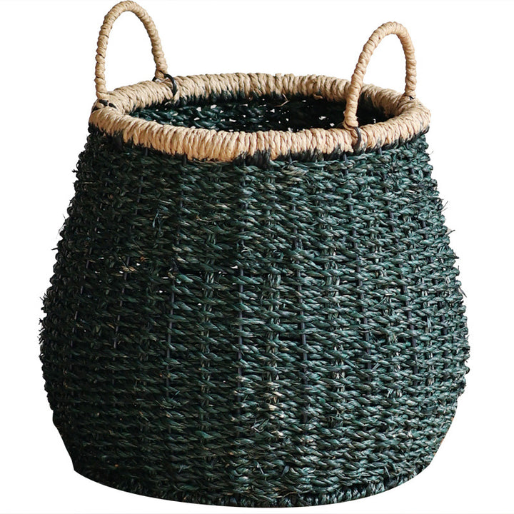 Handcrafted storage basket with natural details Stornfield