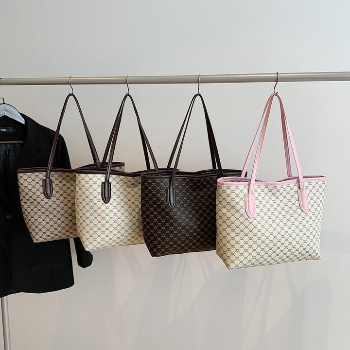 Elegant Geometric Pattern Tote Bag Stornfield