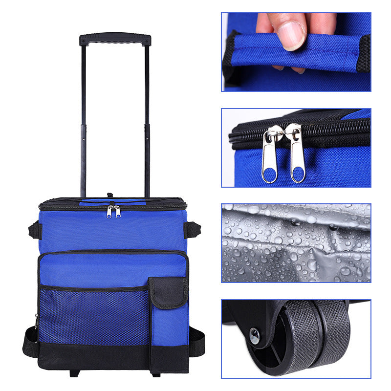 Women’s cooler trolley with expandable storage Stornfield