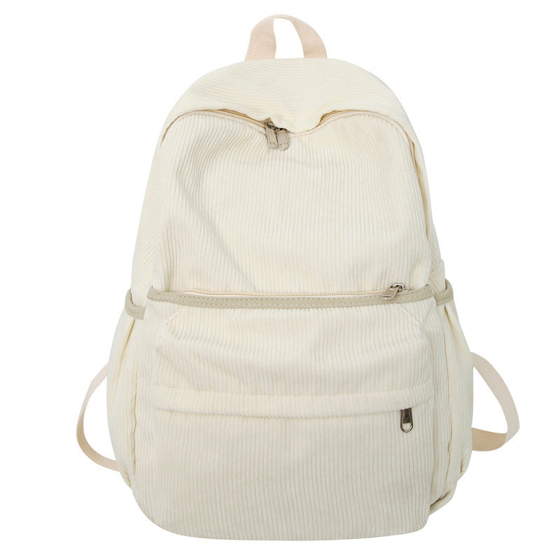 Cozy Corduroy School Backpack Stornfield