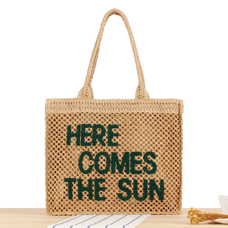 Shopping Bag Made of Natural Wicker Stornfield
