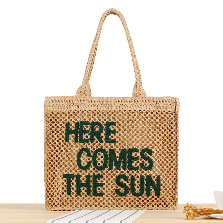 Shopping Bag Made of Natural Wicker Stornfield