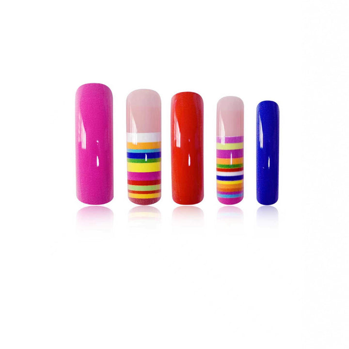 Creative Colorful Nail Art Extensions Stornfield