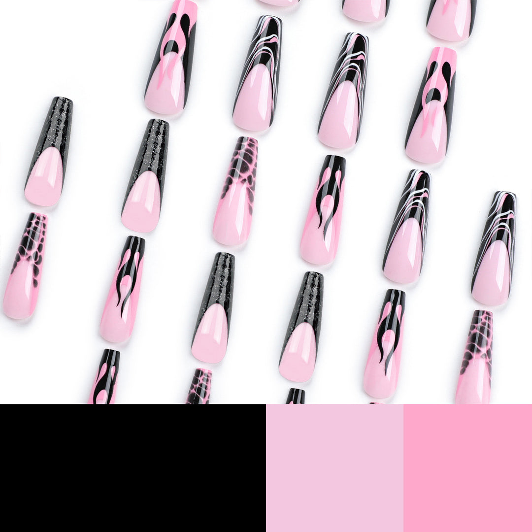 Artistic stiletto nails in modern design Stornfield