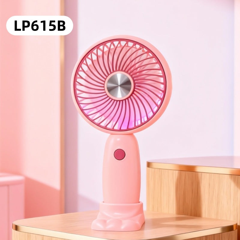 Women's Portable Hand Fan with Cute Rabbit Design Stornfield