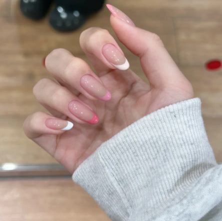Elegant Ombre French Tip Nail Extensions Stornfield
