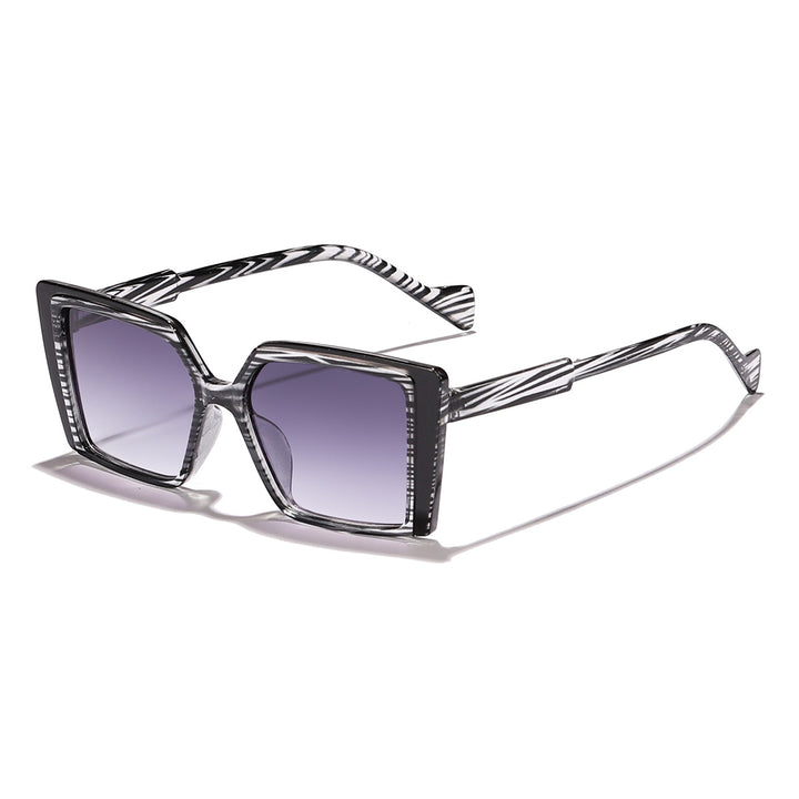 Women elegant square sunglasses with mirrored lenses Stornfield