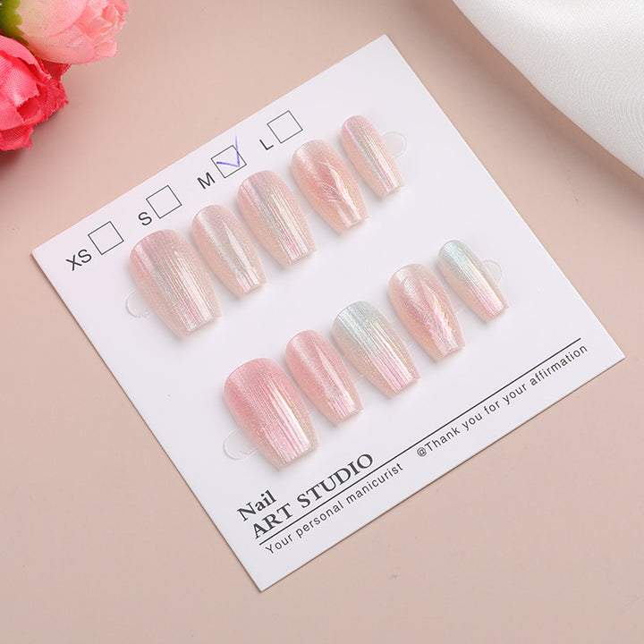 Shimmering Glitter Press-On Nail Set Stornfield