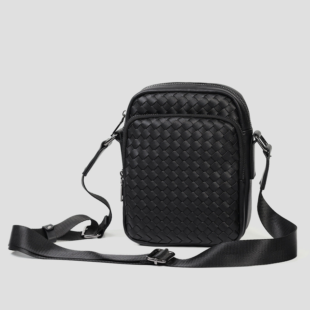 Practical Crossbody Bag with Woven Design Stornfield