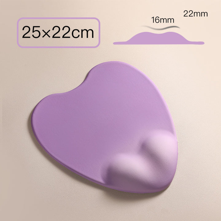 Heart-Shaped Mouse Pad