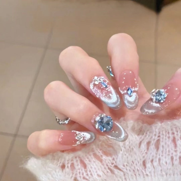 Glamorous Decorative Nail Extensions