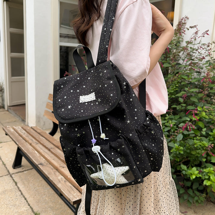 Fun Star-Embellished Mini Backpack Stornfield