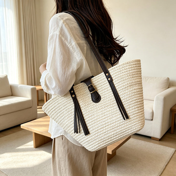 Stylish Woven Beach Tote Stornfield