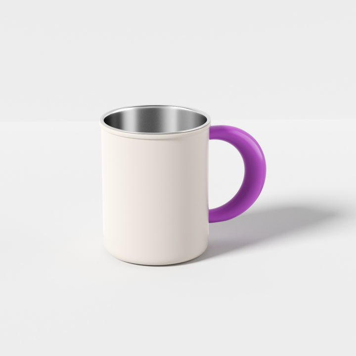 Stainless Steel Coffee and Tea Cup with Ergonomic Handle Stornfield