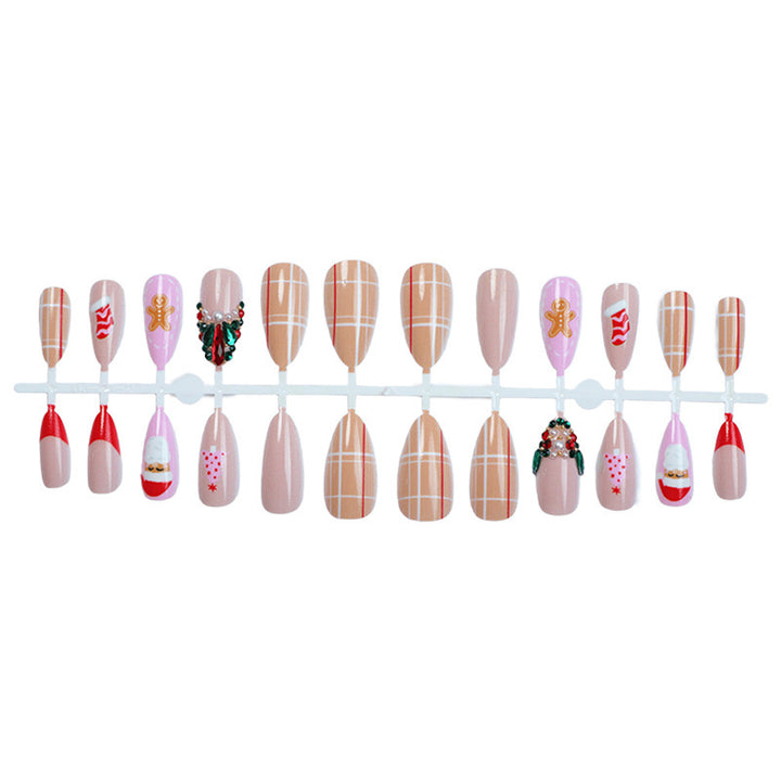Artificial nail collection with festive designs and elegant accents Stornfield