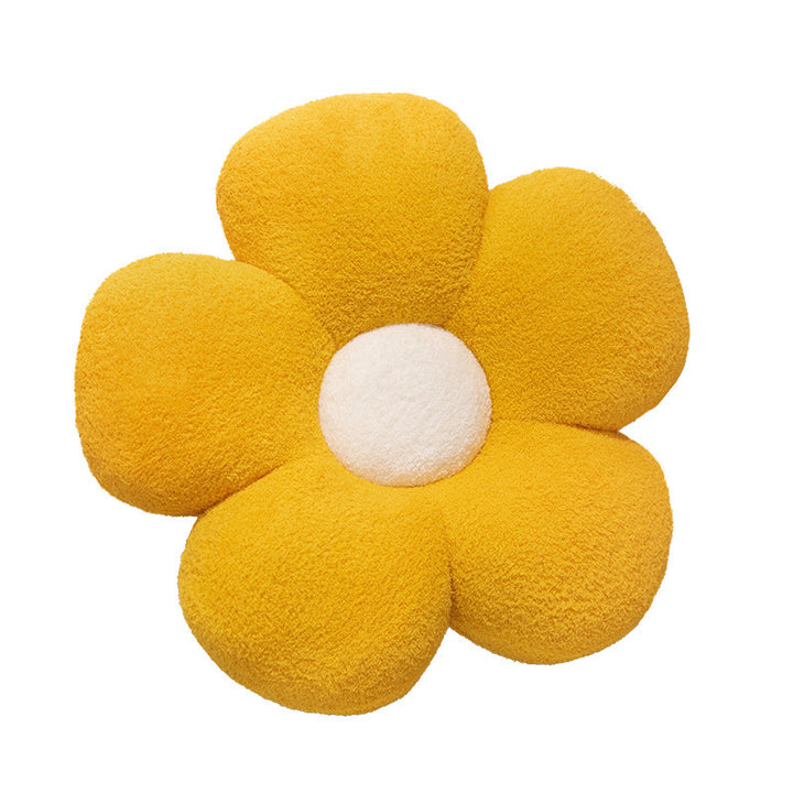 Blossom-shaped cuddle cushion Stornfield