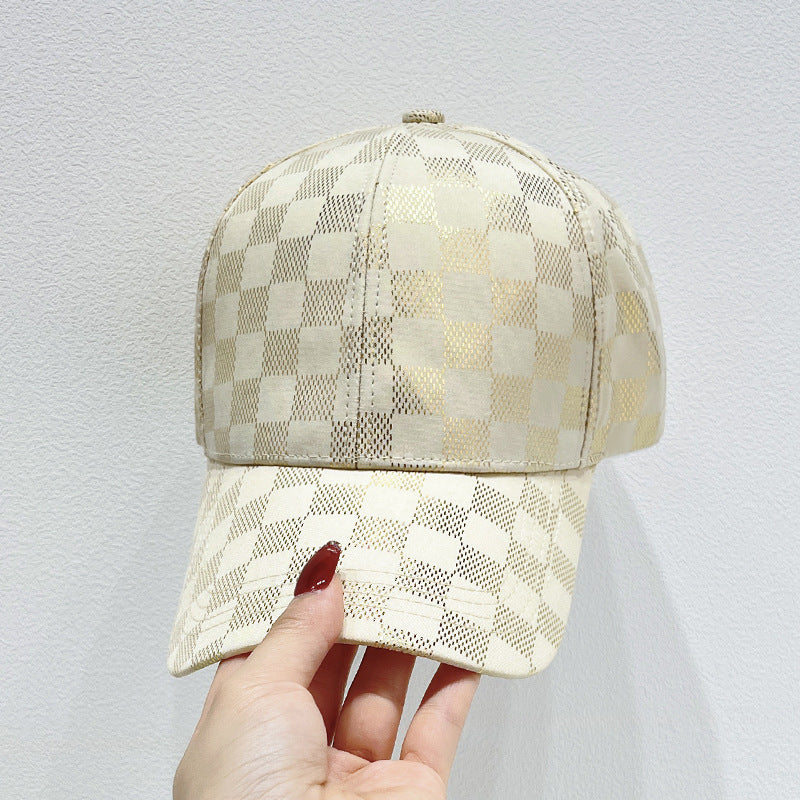 Women's Mesh Checkered Baseball Cap Stornfield