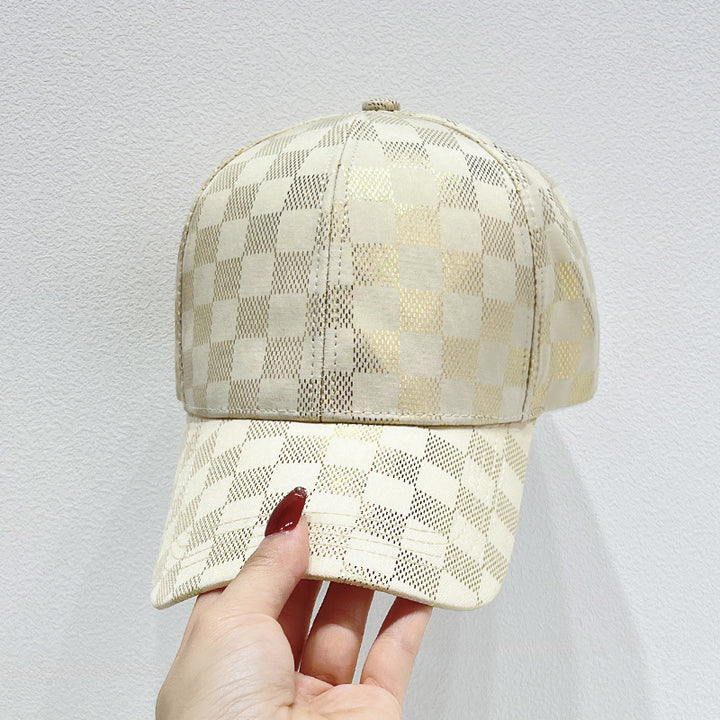 Women's Mesh Checkered Baseball Cap Stornfield