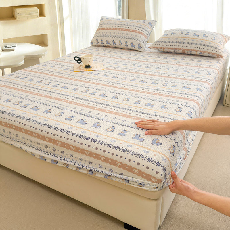 Soft Printed Mattress Protector
