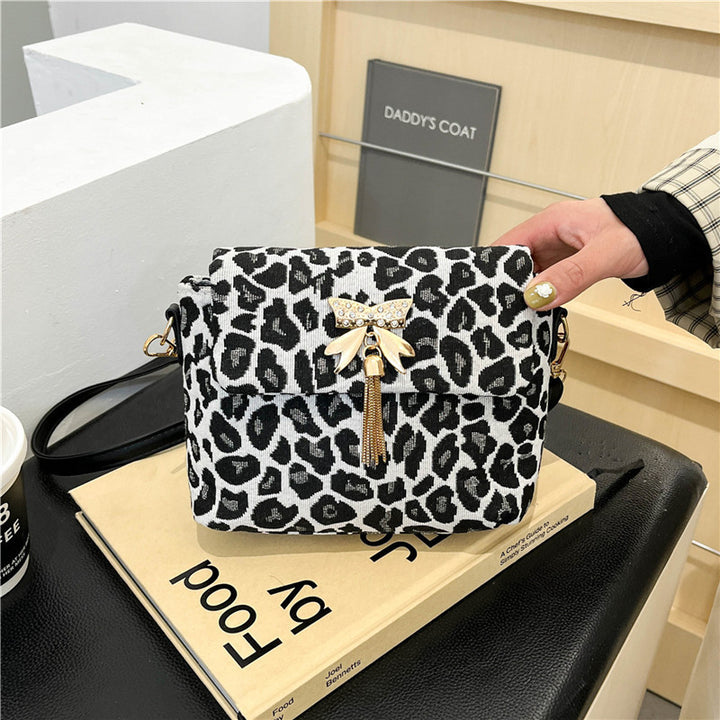 Chic Leopard Print Crossbody Bag Stornfield