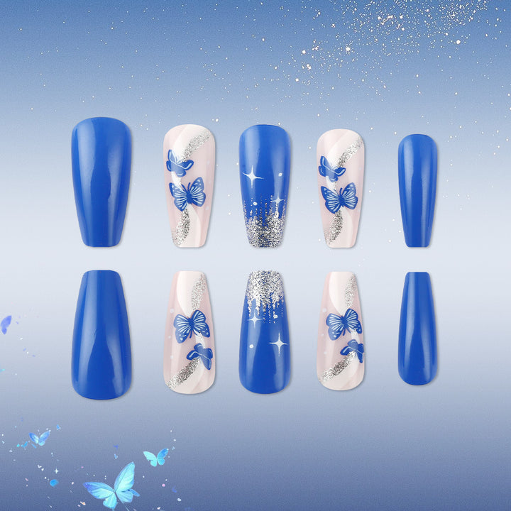 Decorative Butterfly-Themed Press-On Nails Stornfield