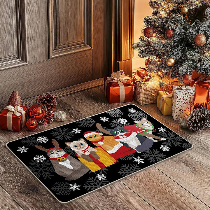 Festive Holiday-Themed Welcome Mat Stornfield