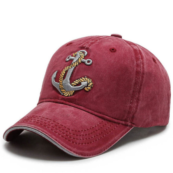 Men's Marine-Themed Embroidered Cotton Cap Stornfield