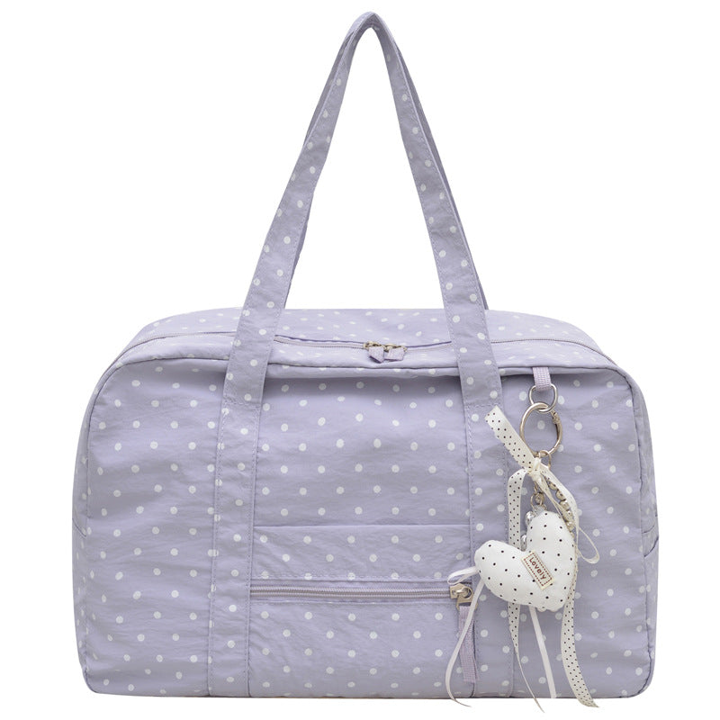 Stylish Polka Dot Travel Duffle Bag Stornfield