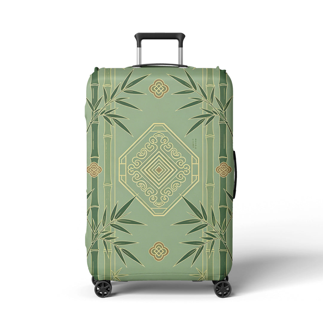 Women Hard Shell Suitcase in Elegant Bamboo Design Stornfield