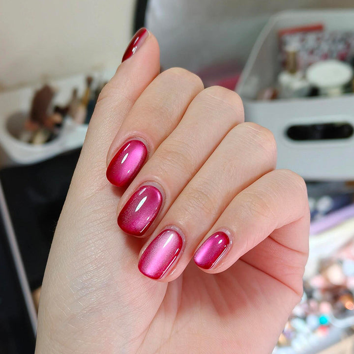 Gradient Glossy Press-On Nail Set Stornfield