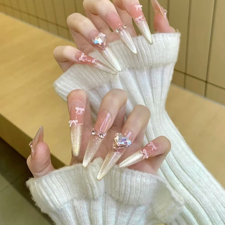 Glamorous Stiletto Nail Extensions