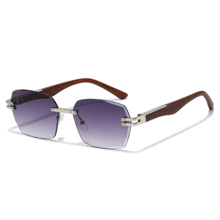 Oversized Geometric Sunglasses with Metal Details Stornfield