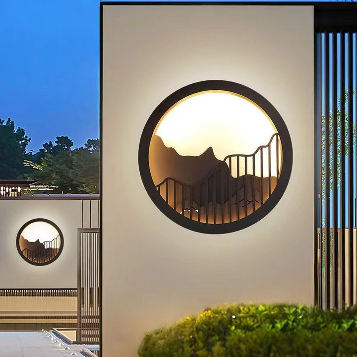 Modern Artistic Round Wall Lamp
