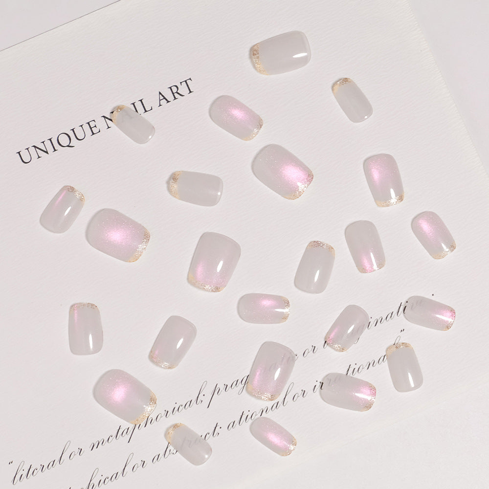 Elegant Glitter Tip Press-On Nail Set Stornfield