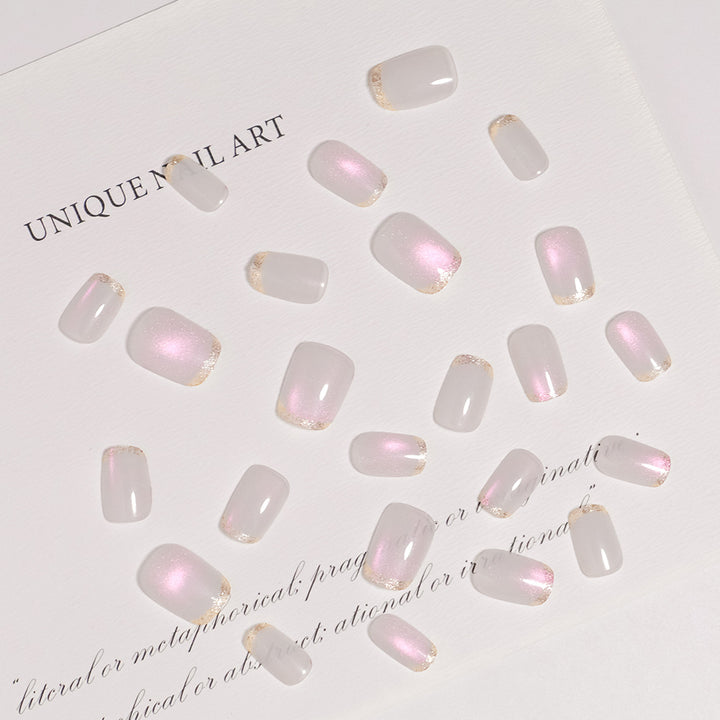 Elegant Glitter Tip Press-On Nail Set Stornfield