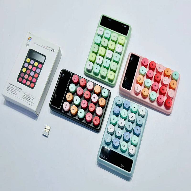 Wireless Retro Calculator Keyboard Stornfield