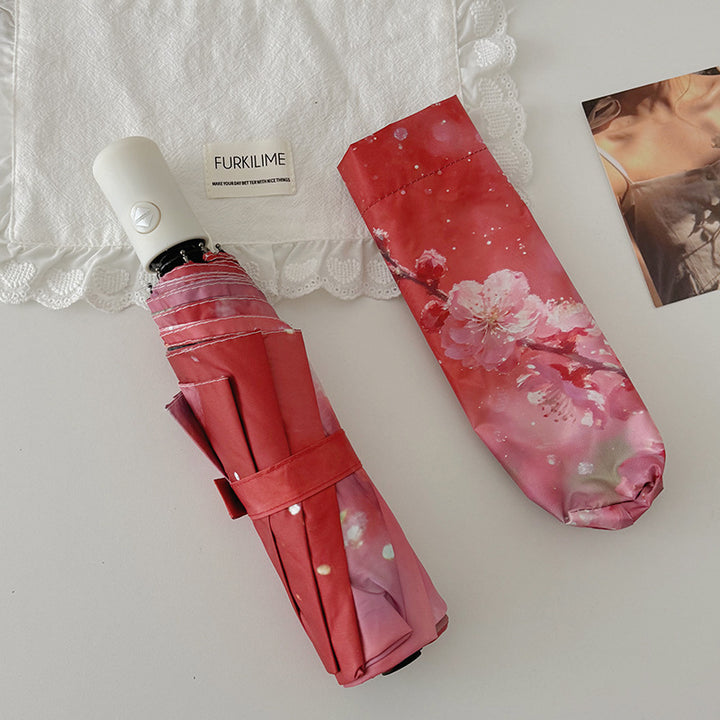 Ladies Foldable Umbrella with Innovative Flower Design Stornfield