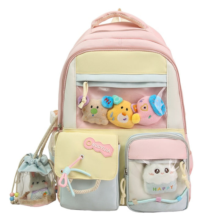 Cute Animal-Themed Multi-Pocket School Backpack Stornfield