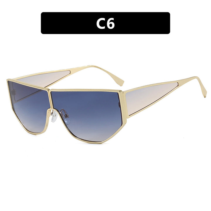 Women's trendy oversized sunglasses with distinctive geometric design Stornfield