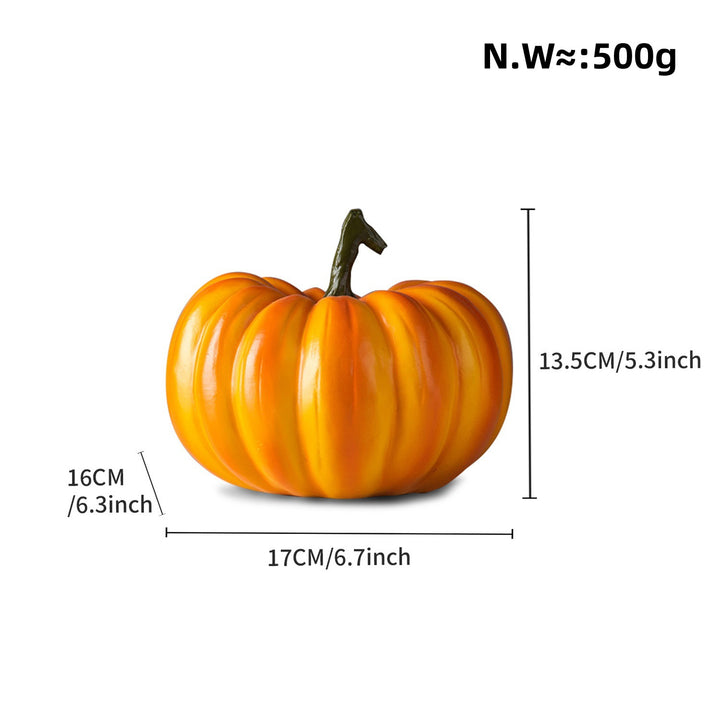 Decorative pumpkin figure as autumn probe Stornfield