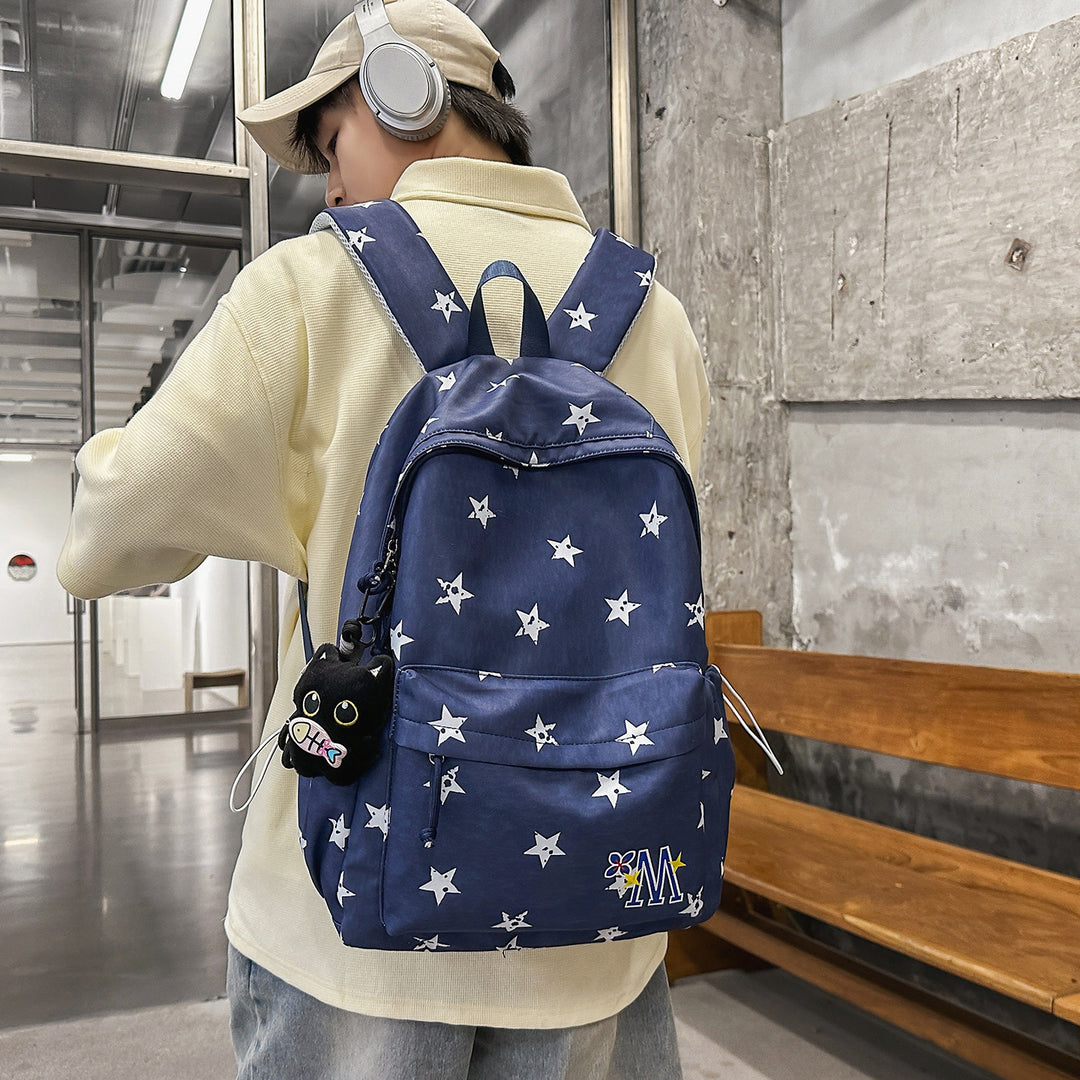 Star-Embellished Everyday Backpack Stornfield