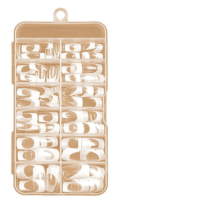 Elegant French Tip Press-On Nails Stornfield