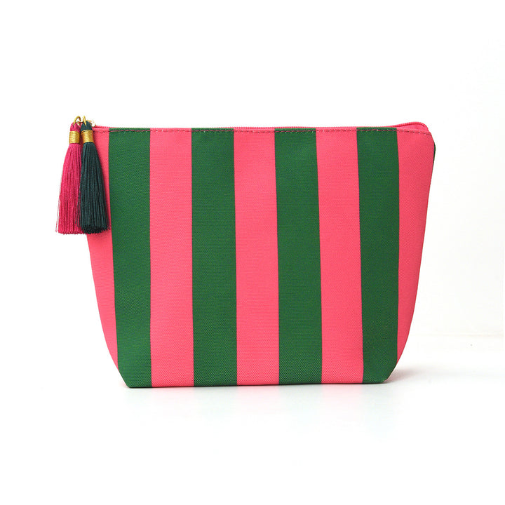 Cosmetic bag with sophisticated stripe pattern Stornfield