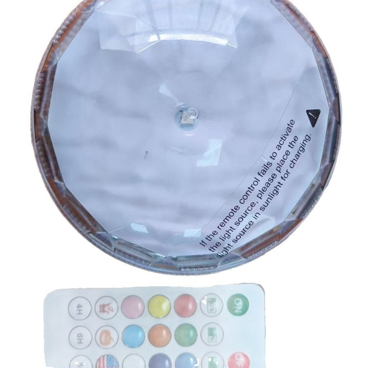 Floating Solar RGB Pool Lights With Waterproof LED Ring And Dusk-To-Dawn Sensor Stornfield