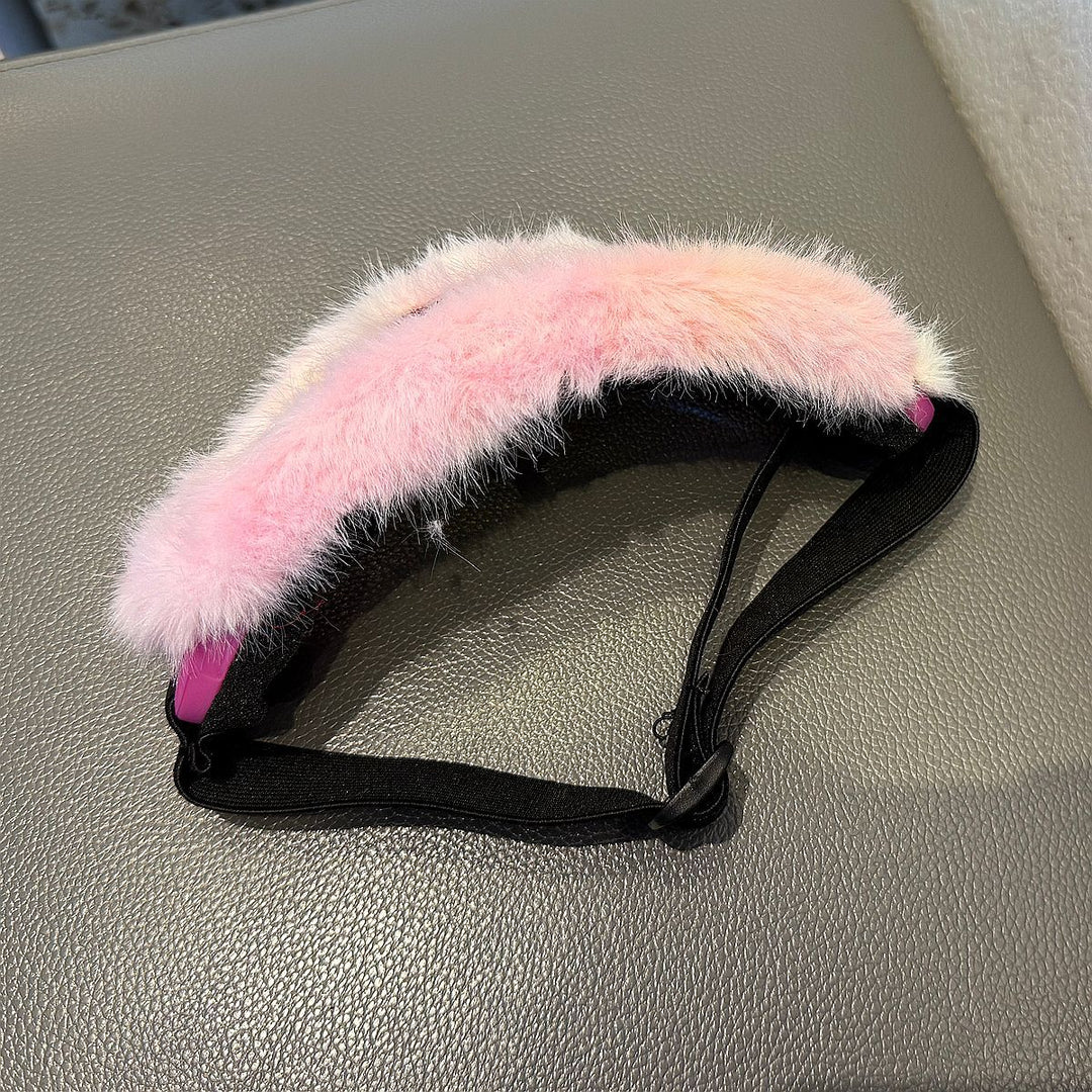 Women's sporty ski goggles with luxurious plush edge Stornfield