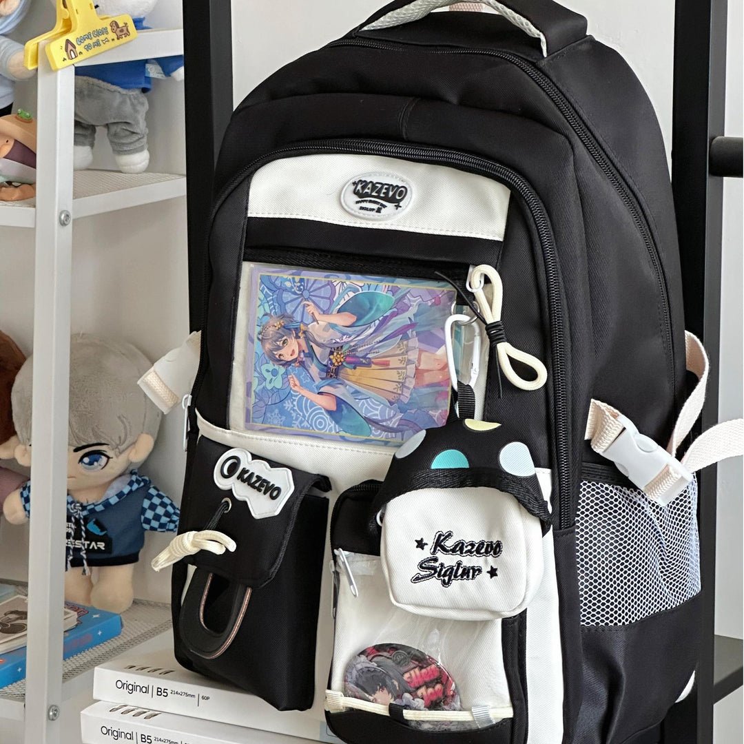 Large Capacity Comic-Inspired Backpack