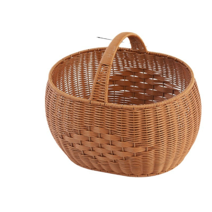 Handwoven Storage Basket with Handle Stornfield