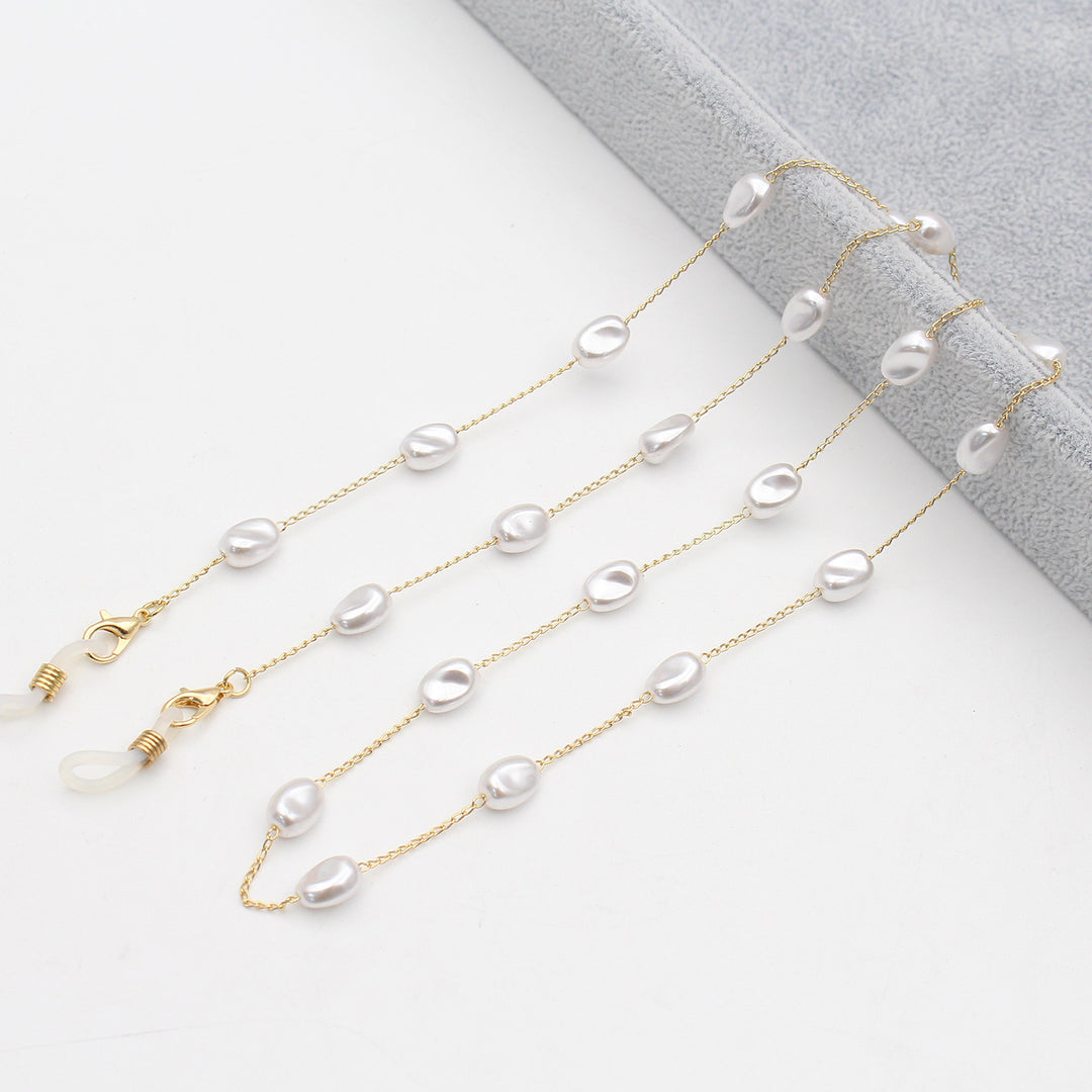 Pearl-Accented Eyewear Chain Stornfield