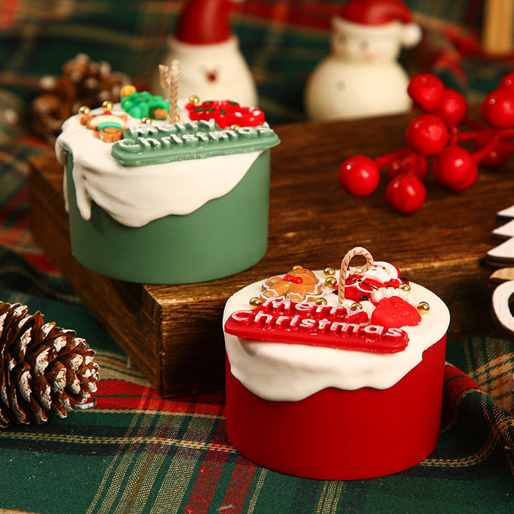 Christmas Decorative Trinket Box with Festive Sculpted Lid