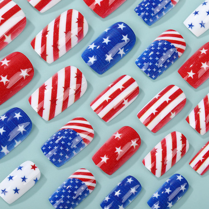 Artificial nails with national design Stornfield